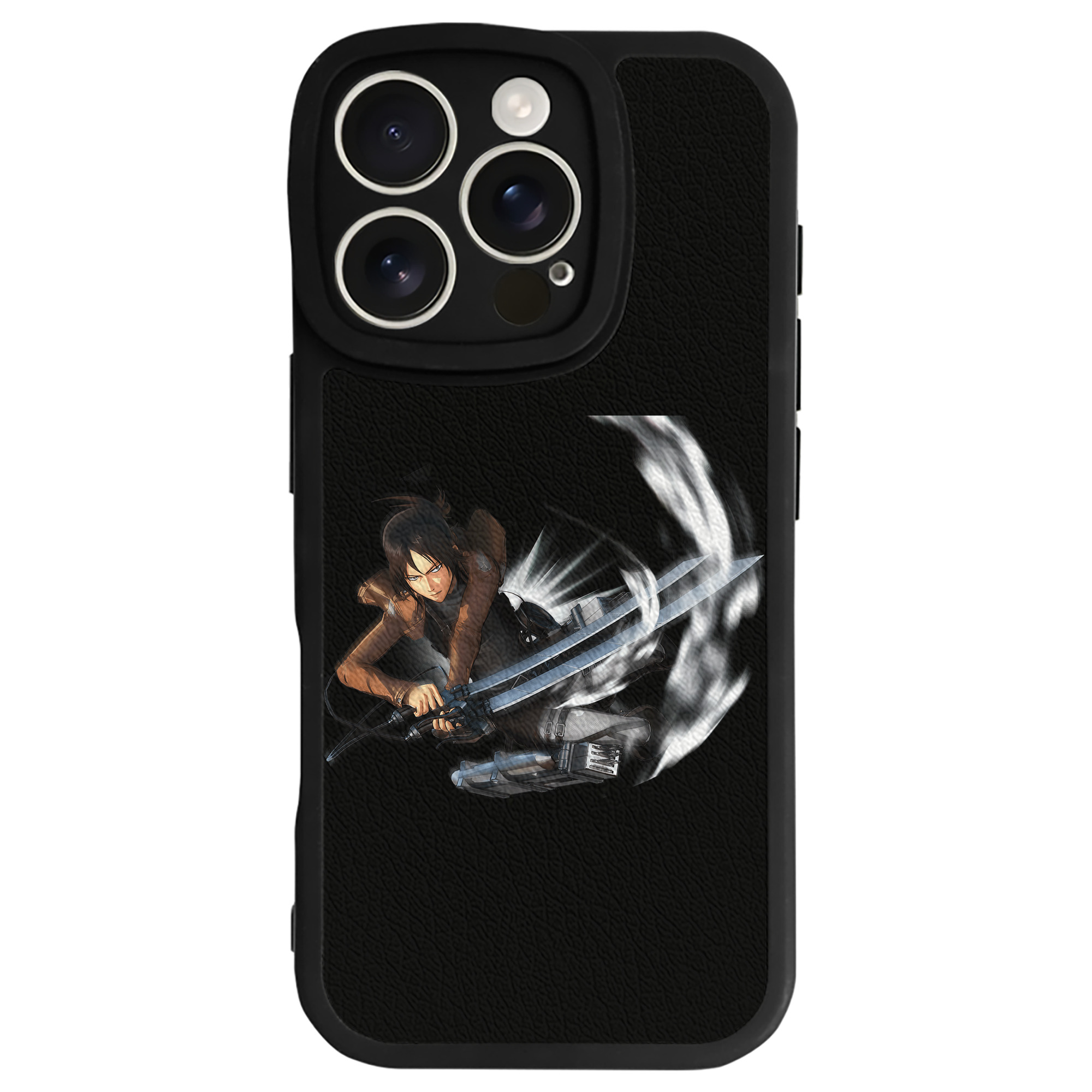 （画像用） 進撃の巨人 Attack on Titan 【iPhone 16シリーズ対応】シリコンスマホケース（レザー調） 材質：シリコン